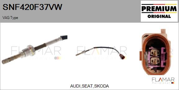 FLAMAR SNF420F37VW - Capteur, température des gaz droxauto.com