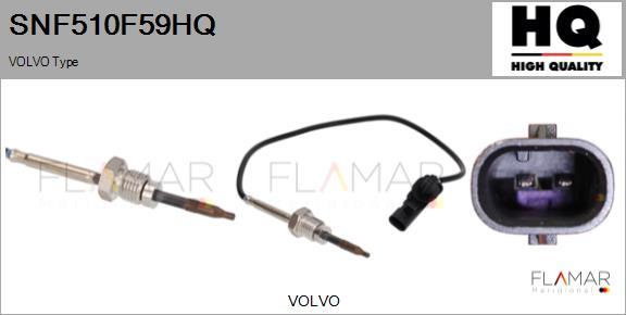 FLAMAR SNF510F59HQ - Capteur, température des gaz droxauto.com