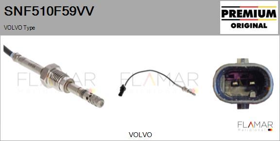 FLAMAR SNF510F59VV - Capteur, température des gaz droxauto.com