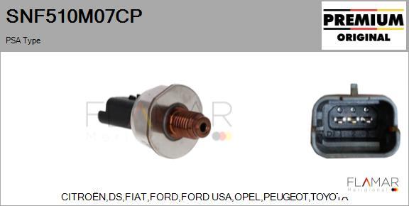 FLAMAR SNF510M07CP - Capteur, pression de carburant droxauto.com