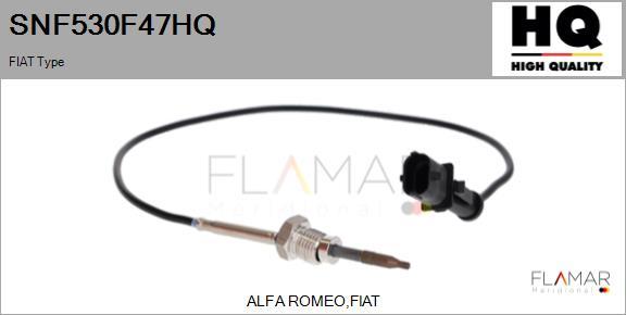 FLAMAR SNF530F47HQ - Capteur, température des gaz droxauto.com