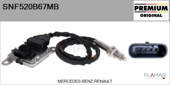 FLAMAR SNF520B67MB - Capteur NOx, Injection d'urée droxauto.com