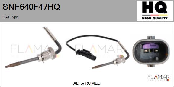 FLAMAR SNF640F47HQ - Capteur, température des gaz droxauto.com