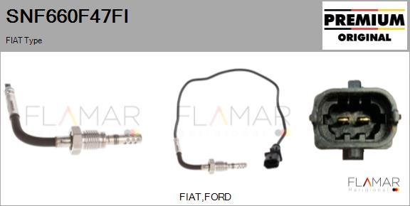 FLAMAR SNF660F47FI - Capteur, température des gaz droxauto.com