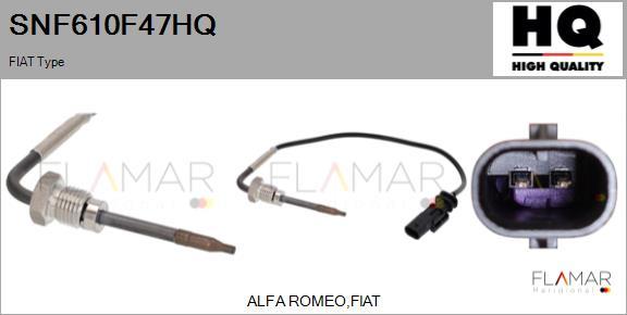 FLAMAR SNF610F47HQ - Capteur, température des gaz droxauto.com