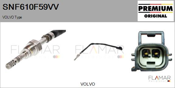FLAMAR SNF610F59VV - Capteur, température des gaz droxauto.com