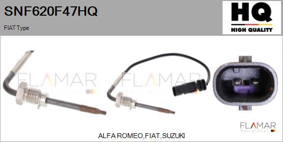 FLAMAR SNF620F47HQ - Capteur, température des gaz droxauto.com