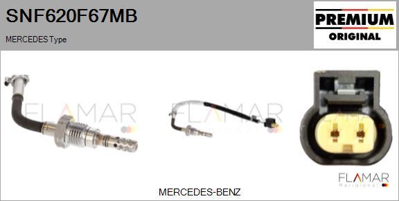 FLAMAR SNF620F67MB - Capteur, température des gaz droxauto.com