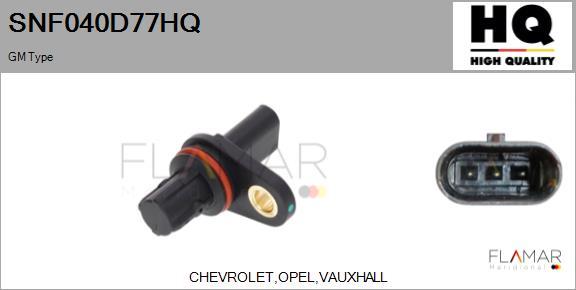 FLAMAR SNF040D77HQ - Capteur, position d'arbre à cames droxauto.com