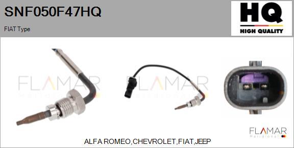 FLAMAR SNF050F47HQ - Capteur, température des gaz droxauto.com