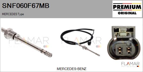 FLAMAR SNF060F67MB - Capteur, température des gaz droxauto.com