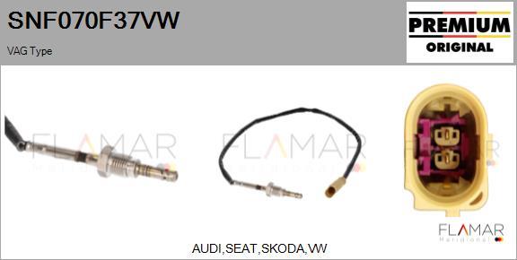 FLAMAR SNF070F37VW - Capteur, température des gaz droxauto.com