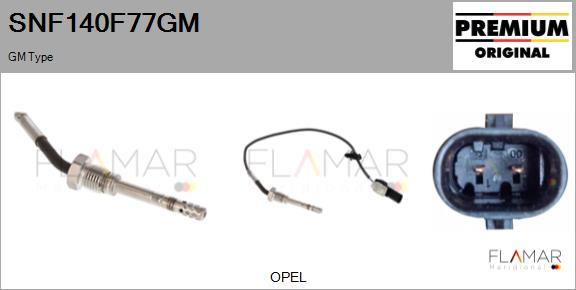 FLAMAR SNF140F77GM - Capteur, température des gaz droxauto.com