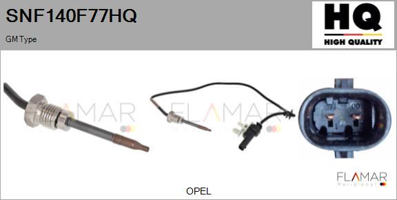 FLAMAR SNF140F77HQ - Capteur, température des gaz droxauto.com