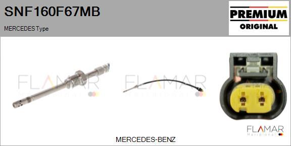 FLAMAR SNF160F67MB - Capteur, température des gaz droxauto.com