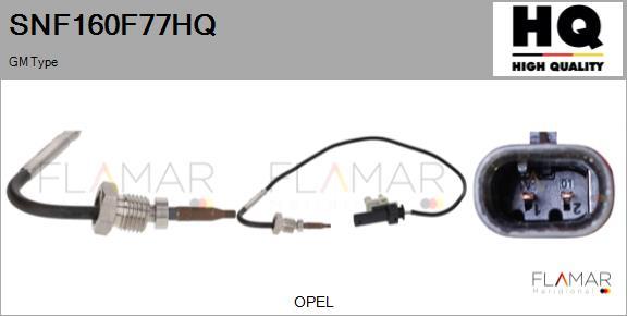 FLAMAR SNF160F77HQ - Capteur, température des gaz droxauto.com