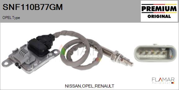FLAMAR SNF110B77GM - Capteur NOx, Injection d'urée droxauto.com