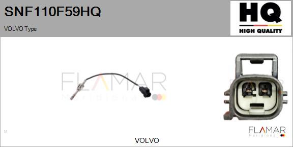 FLAMAR SNF110F59HQ - Capteur, température des gaz droxauto.com