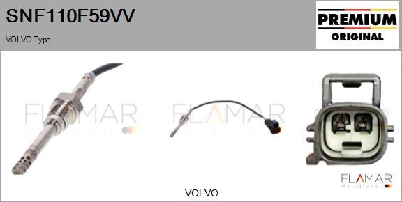 FLAMAR SNF110F59VV - Capteur, température des gaz droxauto.com