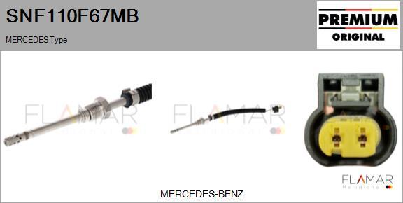 FLAMAR SNF110F67MB - Capteur, température des gaz droxauto.com