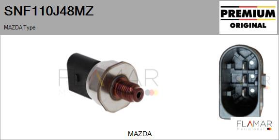 FLAMAR SNF110J48MZ - Capteur, pression des gaz échappement droxauto.com
