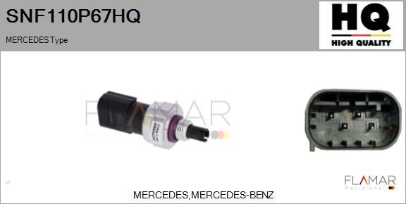 FLAMAR SNF110P67HQ - Pressostat, climatisation droxauto.com