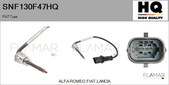 FLAMAR SNF130F47HQ - Capteur, température des gaz droxauto.com