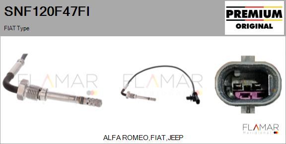 FLAMAR SNF120F47FI - Capteur, température des gaz droxauto.com