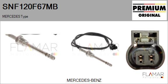 FLAMAR SNF120F67MB - Capteur, température des gaz droxauto.com