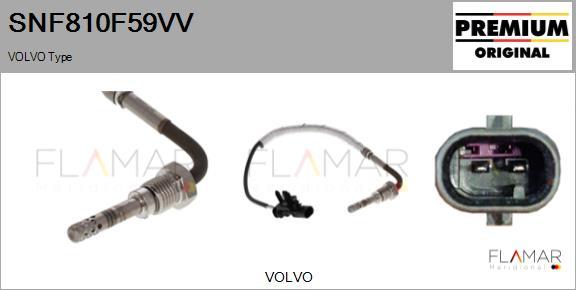FLAMAR SNF810F59VV - Capteur, température des gaz droxauto.com
