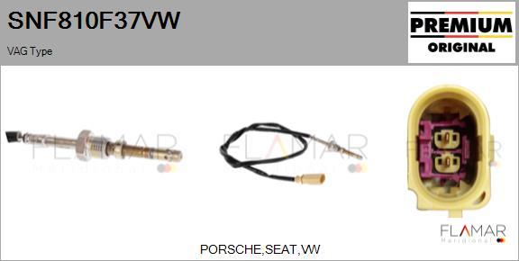 FLAMAR SNF810F37VW - Capteur, température des gaz droxauto.com