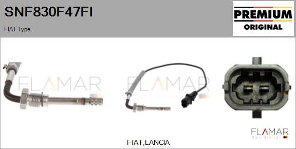 FLAMAR SNF830F47FI - Capteur, température des gaz droxauto.com