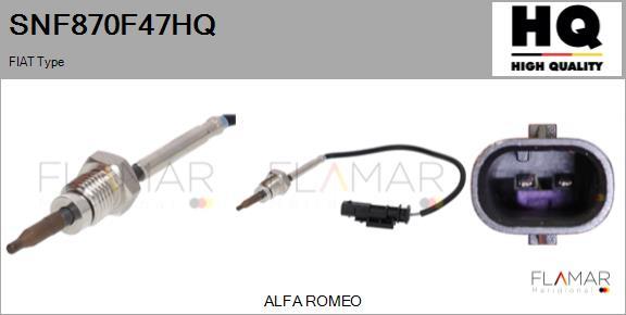 FLAMAR SNF870F47HQ - Capteur, température des gaz droxauto.com