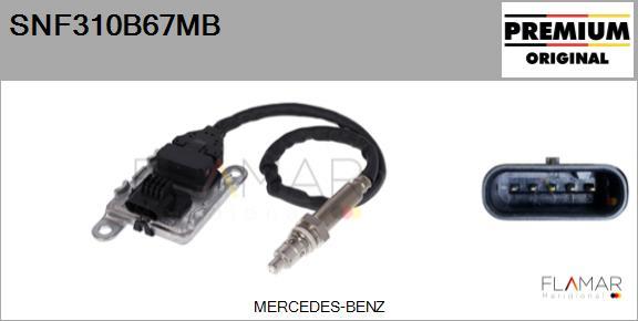 FLAMAR SNF310B67MB - Capteur NOx, Injection d'urée droxauto.com