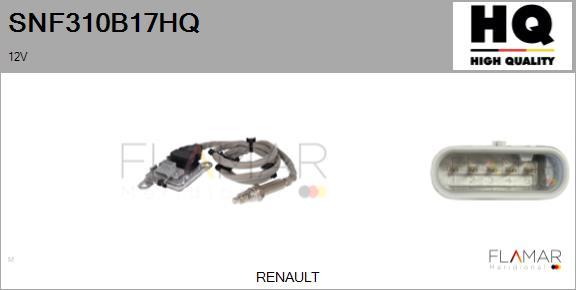 FLAMAR SNF310B17HQ - Capteur NOx, Injection d'urée droxauto.com