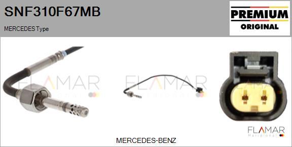 FLAMAR SNF310F67MB - Capteur, température des gaz droxauto.com