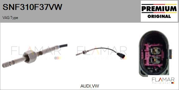 FLAMAR SNF310F37VW - Capteur, température des gaz droxauto.com