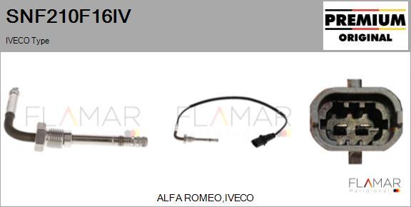 FLAMAR SNF210F16IV - Capteur, température des gaz droxauto.com
