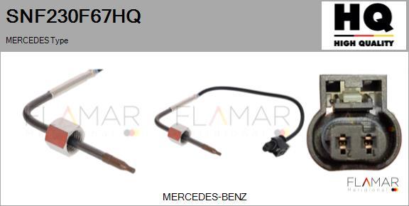FLAMAR SNF230F67HQ - Capteur, température des gaz droxauto.com