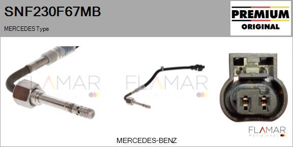 FLAMAR SNF230F67MB - Capteur, température des gaz droxauto.com