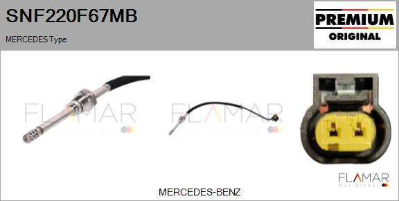 FLAMAR SNF220F67MB - Capteur, température des gaz droxauto.com