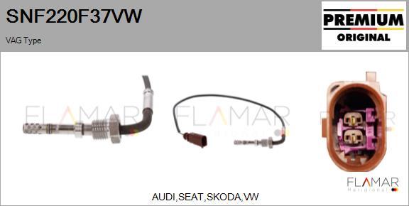 FLAMAR SNF220F37VW - Capteur, température des gaz droxauto.com