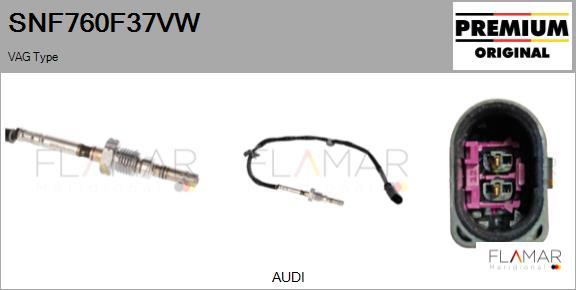 FLAMAR SNF760F37VW - Capteur, température des gaz droxauto.com