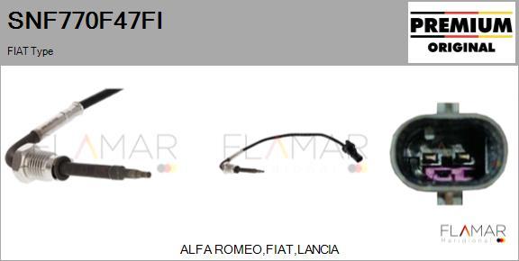FLAMAR SNF770F47FI - Capteur, température des gaz droxauto.com