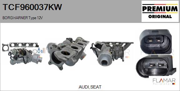 FLAMAR TCF960037KW - Turbocompresseur, suralimentation droxauto.com