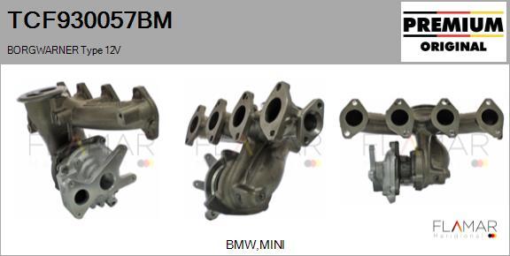 FLAMAR TCF930057BM - Turbocompresseur, suralimentation droxauto.com