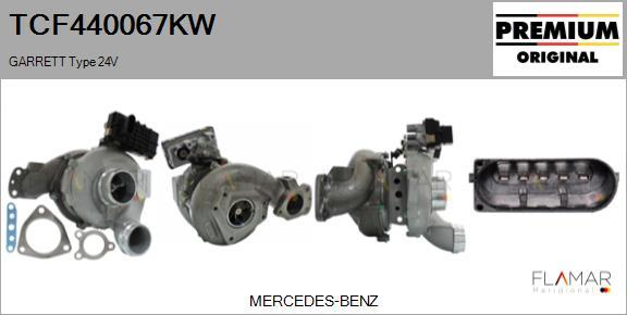 FLAMAR TCF440067KW - Turbocompresseur, suralimentation droxauto.com