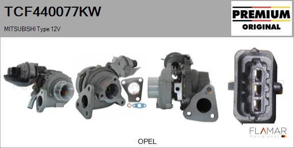 FLAMAR TCF440077KW - Turbocompresseur, suralimentation droxauto.com