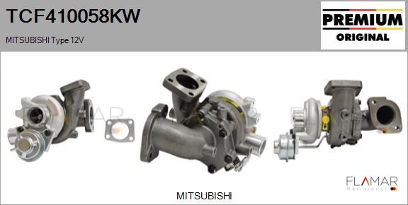 FLAMAR TCF410058KW - Turbocompresseur, suralimentation droxauto.com
