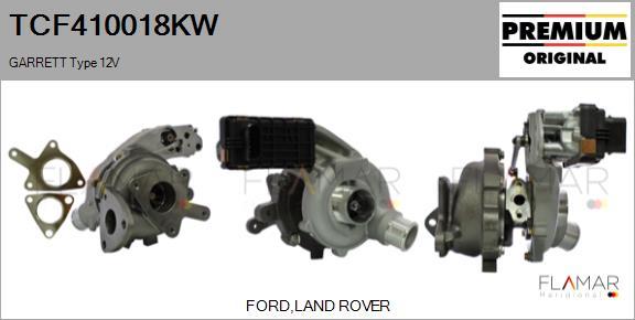 FLAMAR TCF410018KW - Turbocompresseur, suralimentation droxauto.com